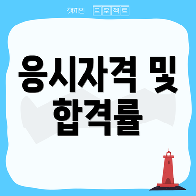 응시자격 및 합격률