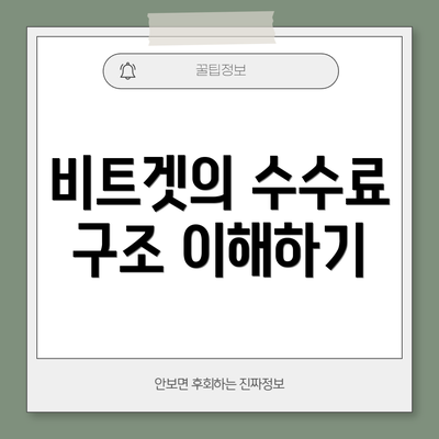 비트겟의 수수료 구조 이해하기